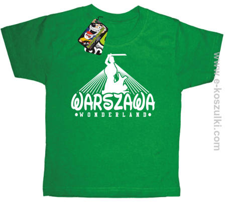 Warszawa wonderland - koszulka dziecięca 