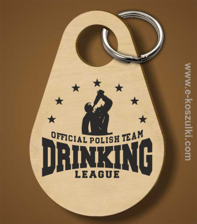Official Polish Team Drinking League - brelok 