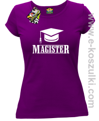 Czapka studencka Pan Magister - koszulka damska fioletowa
