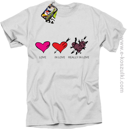 Love In Love Really LOVE - koszulka męska 