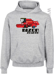 BIZON ZO58 NH - bluza z kapturem dziecięca melanżowa