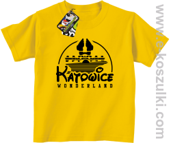 Katowice Wonderland - koszulka dziecięca żółta