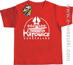 Katowice Wonderland - koszulka dziecięca czerwona