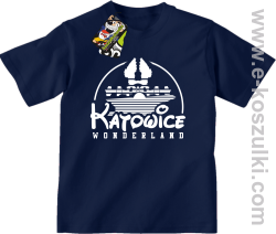 Katowice Wonderland - koszulka dziecięca granatowa