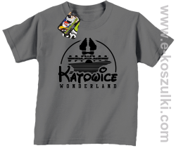 Katowice Wonderland - koszulka dziecięca szara