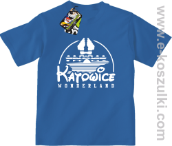 Katowice Wonderland - koszulka dziecięca niebiesk