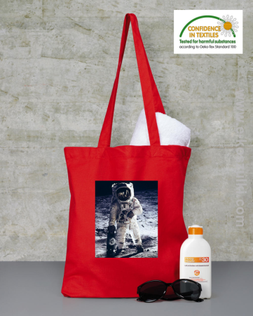 Kosmonauta z deskorolką - torba bawełniana 