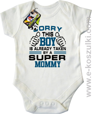 Sorry this boy is already taken by a super mommy - body dziecięce białe