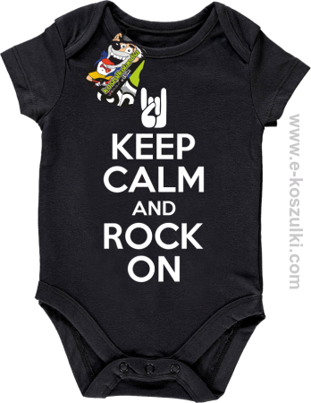 Keep calm and rock on - body dziecięce