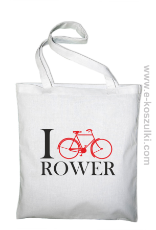 I love rower - torba bawełniana