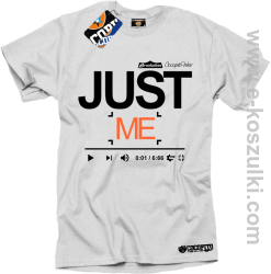 Just Me Youtube Design COCOPITO - koszulka męska biała