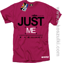 Just Me Youtube Design COCOPITO - koszulka męska różowa