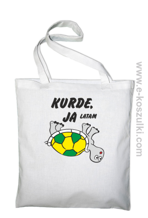 Kurde, ja latam - żółwik  - ECO torba