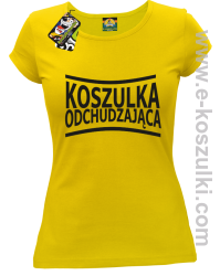 Koszulka Odchudzająca- Koszulka damska żółta