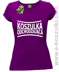 Koszulka Odchudzająca- Koszulka damska fioletowa