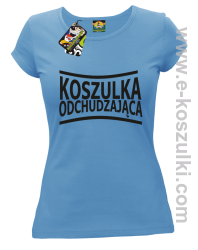 Koszulka Odchudzająca- Koszulka damska błękitna