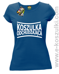 Koszulka Odchudzająca- Koszulka damska niebieska