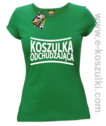 Koszulka Odchudzająca- Koszulka damska zielona