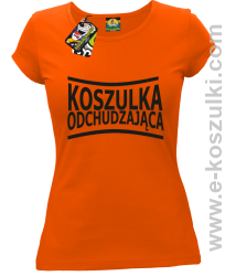 Koszulka Odchudzająca- Koszulka damska pomarańczowa