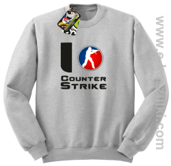 I love counter strike - bluza bez kaptura melanż