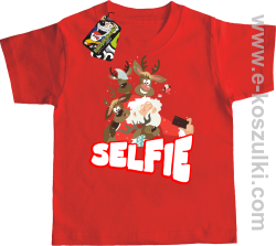 Selfie Santa Friends red