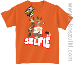 Selfie Santa Friends orange