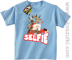 Selfie Santa Friends blekitna