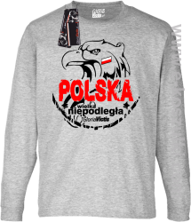 POLSKA WIELKA NIEPODLEGŁA - longsleeve dziecięcy melanż 