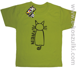 Kociara - koszulka dziecięca kiwi