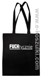 Fucktycznie - torba bawelniana czarny