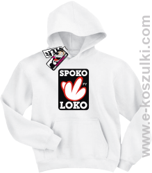 Spoko loko bluza dziecięca - biały