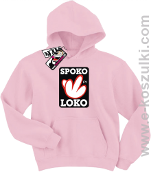 Spoko loko bluza dziecięca - różowy