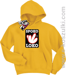 Spoko loko bluza dziecięca - żółty
