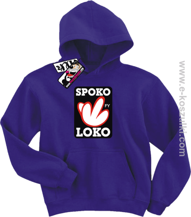 Spoko loko bluza dziecięca - fioletowy
