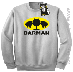 Barman - bluza na wzór batman bez kaptura melanż