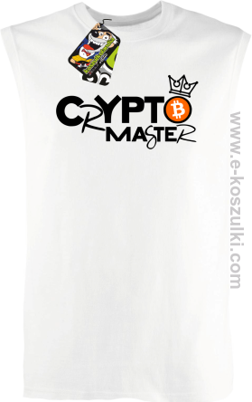 CryptoMaster CROWN - bezrękawnik męski biały