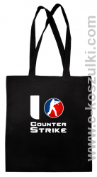 I love counter strike - Eco torba czarny