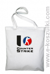I love counter strike - Eco torba biały