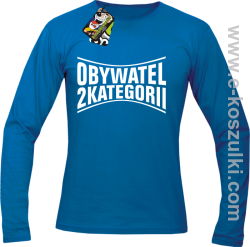 Obywatel Drugiej Kategorii - Longsleeve męski niebieski 