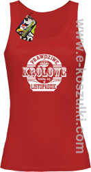 PRAWDZIWE królowe rodzą się w listopadzie - top damski czerwony