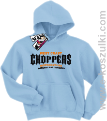 Choppers american legend bluza dziecięca - błękitny