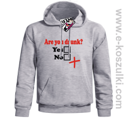 Are You Drunk - bluza męska z kapturem - melanżowy
