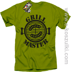Grill Master - koszulka męska kiwi
