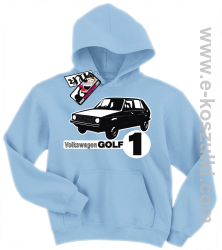 Volkswagen golf 1 bluza dziecięca - błękitny