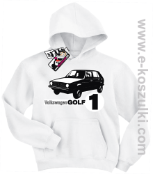 Volkswagen golf 1 bluza dziecięca - biały