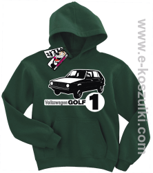 Volkswagen golf 1 bluza dziecięca - butelkowy