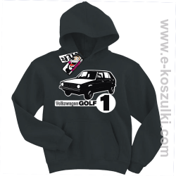 Volkswagen golf 1 bluza dziecięca - czarny