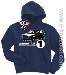 Volkswagen golf 1 bluza dziecięca - granatowy