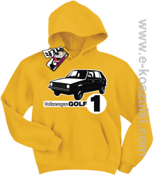 Volkswagen golf 1 bluza dziecięca - żółty