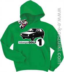 Volkswagen golf 1 bluza dziecięca - zielony